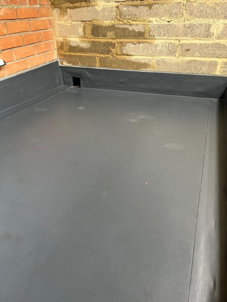 Roof and balcony water proof with single ply membrane