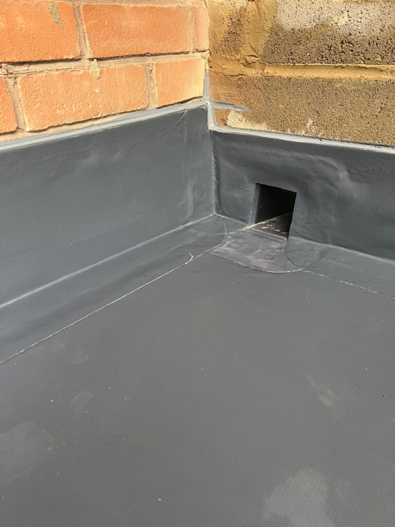 Roof and balcony water proof with single ply membrane