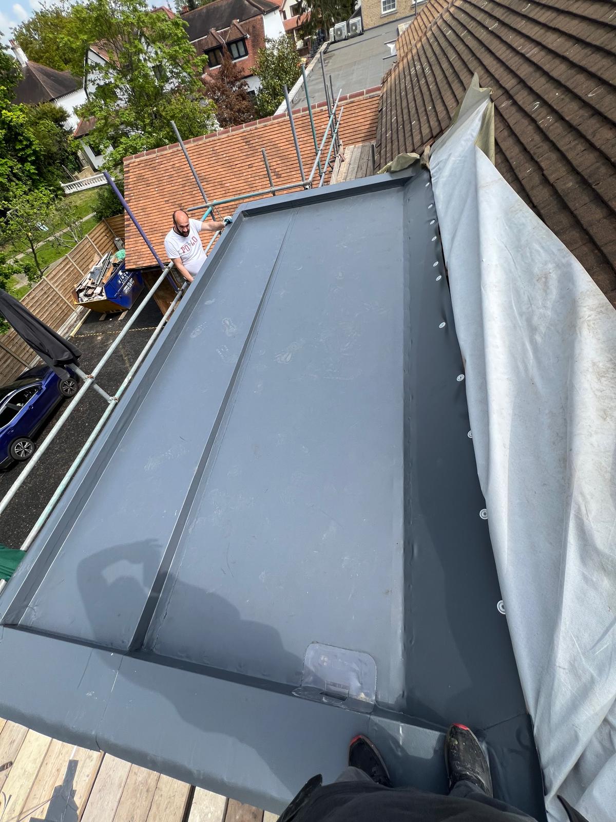 Roof and balcony water proof with single ply membrane