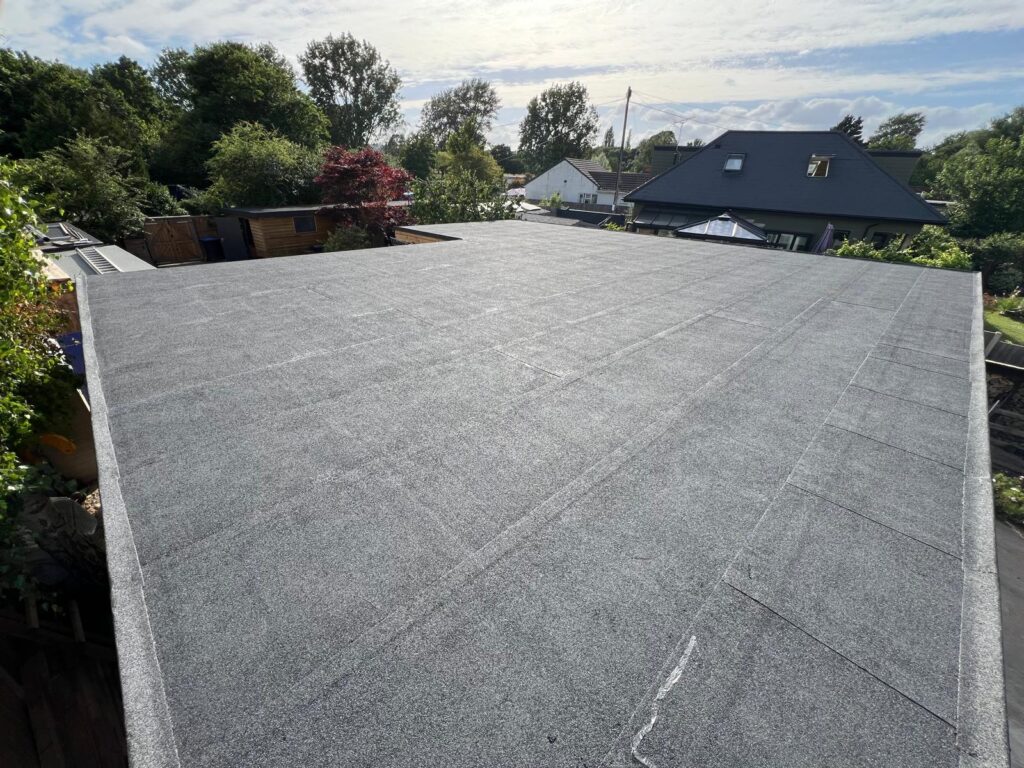 Torch on felt flat roof
