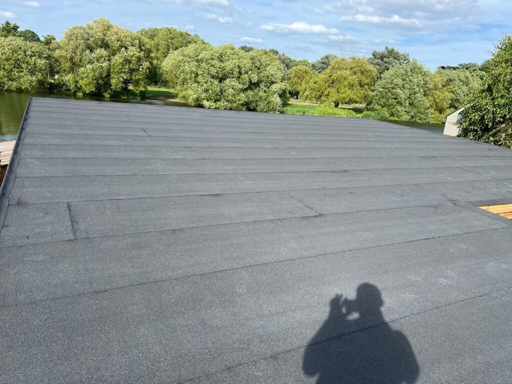 Torch on felt flat roof