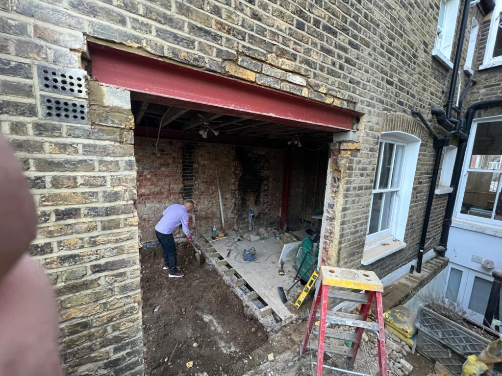 Extensions and renovations at Clapham South